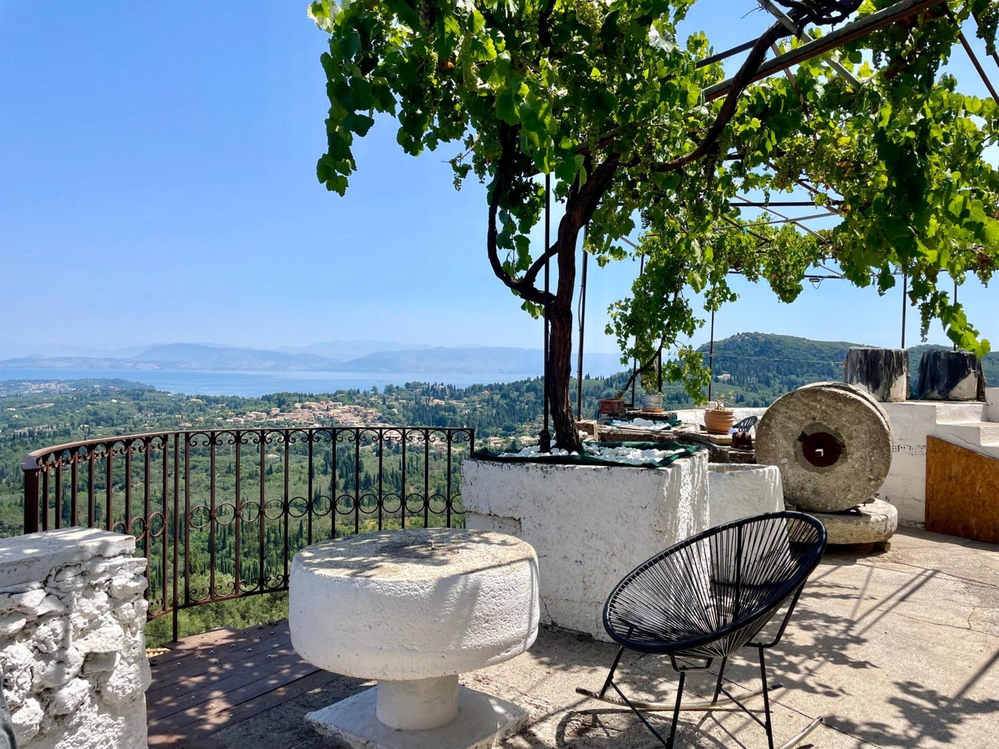 Mary'S House With Panoramic View Villa Agioi Deka  Bagian luar foto
